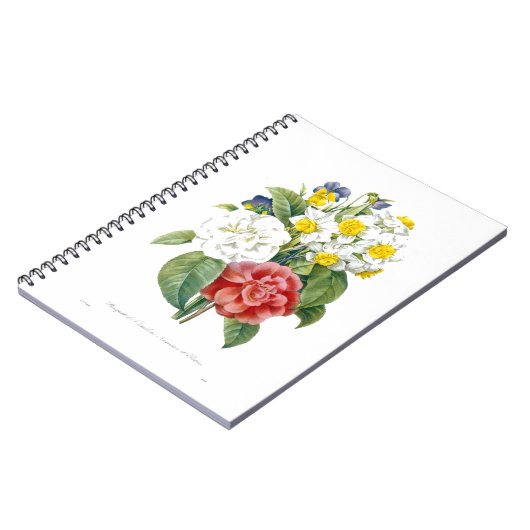  botanische bloemen van Redoute. Notitieboek (Linkerzijde)