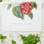  botanische bloemen van Redoute. Theedoek (Gevouwen)