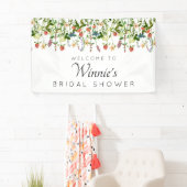 Botanische Bloemen Vrijgezellenfeest Banner (Insitu)