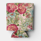 Botanische Bloemen Wallpaper Koelbox Blikjeskoeler (Voorkant)