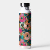 Botanische bloemen  waterfles (Links)