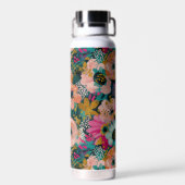 Botanische bloemen  waterfles (Achterkant)