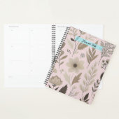 Botanische bloemenblush en taupe planner (Display)