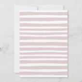 Botanische Bloemenboog 50e Verjaardagsfeest Kaart (Achterkant)