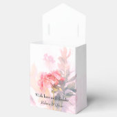 Botanische bloemenbruiloft | bedankdoosjes (Geopend)