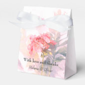 Botanische bloemenbruiloft | bedankdoosjes (Voorkant Zijde)