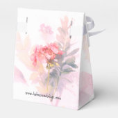 Botanische bloemenbruiloft | bedankdoosjes (Achterkant)