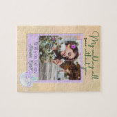 Botanische Bloemenmeisje Legpuzzel (Horizontaal)