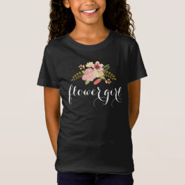 Botanische Bloemenmeisje T-shirt