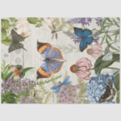 Botanische bloemenontvlechting vlinderbloemige vli tissuepapier (Voorkant)