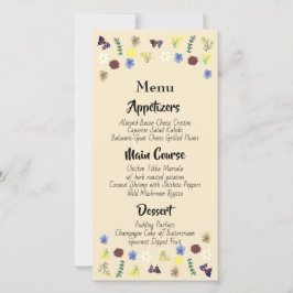 Botanische Bloementuin Eierschaal Trouwmenu