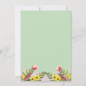 Botanische Bloementuin Munt Save-the-Date Kaart (Achterkant)