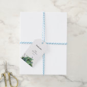 Botanische bloemige bedankkaartjes cadeaulabel (Met Touw)
