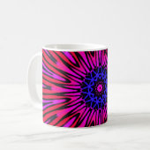 Botanische Bloemige Mandala Koffiemok (Voorkant links)