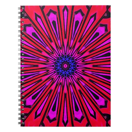 Botanische Bloemige Mandala Notitieboek (Voorkant)