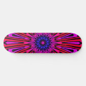 Botanische Bloemige Mandala Persoonlijk Skateboard (Horizontaal)
