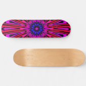 Botanische Bloemige Mandala Persoonlijk Skateboard (Horizontaal)
