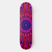 Botanische Bloemige Mandala Persoonlijk Skateboard (Voorkant)