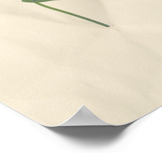  botanische bloemkunst poster (Hoek)