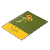 Botanische bloemmotieven notitieboek (Linkerzijde)