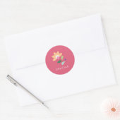 Botanische Bloom Cinco de Mayo Sticker - Magenta (Envelop)