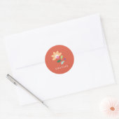 Botanische Bloom Cinco de Mayo Sticker - Tomato (Envelop)