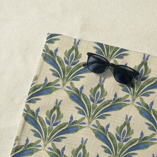 Botanische Bloom Strandlaken (In situ)