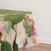 botanische, blush Floral Roos Illustratie, Tafelkleed (Voorbeeld)