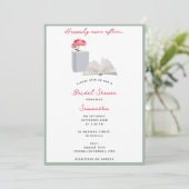 Botanische Boeken & Bibliotheek Lezen Vrijgezellen Kaart (Staand voorkant)