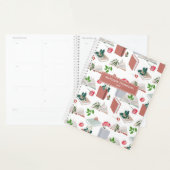 Botanische boeken en leespatroon bibliotheek planner (Display)