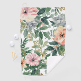Botanische Boeket Waterverf Eucalyptusbladeren Golfhanddoek
