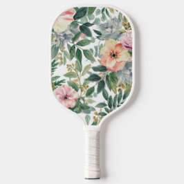 Botanische Boeket Waterverf Eucalyptusbladeren Pickleball Paddle