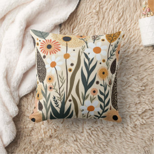 Botanische Boho Bloemen Planten Ontwerp 389 Kussen
