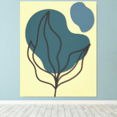 Botanische Boho Bloom Print (Insitu (Houten vloer))