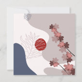 Botanische Boho Blue Magenta (Voorkant)