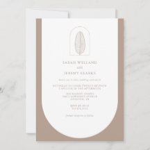 Botanische Boho Elegant Formal Wedding | Uitnodigi
