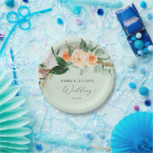 Botanische Boho Greenery Sage Personalized Wedding Papieren Bordje (Feest)