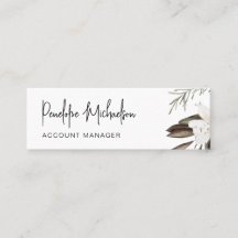 Botanische Boho-grens met moderne lettertekens