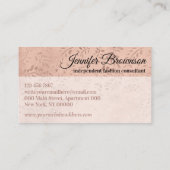 Botanische Boho Hanger Visitekaartje (Achterkant)