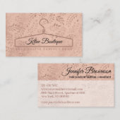 Botanische Boho Hanger Visitekaartje (Voorkant / Achterkant)