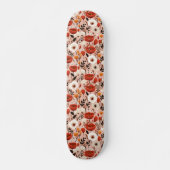 Botanische Boho Herfst Wildflower Meadow Pattern Persoonlijk Skateboard (Voorkant)