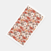 Botanische Boho Herfst Wildflower Meadow Pattern Servet (Hoek)