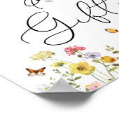 Botanische Boho-Kaarten en cadeaubonnen Poster (Hoek)