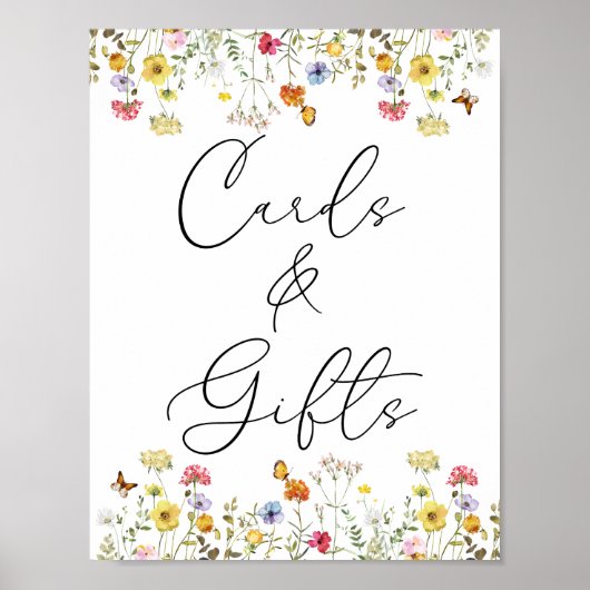 Botanische Boho-Kaarten en cadeaubonnen Poster (Voorkant)