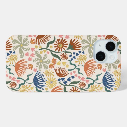 Botanische Boho Series #3 Case-Mate iPhone Case (Achterkant (horizontaal))
