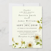 Botanische Boho Spring Wild Flower Wedding Invitat Kaart (Voorkant)