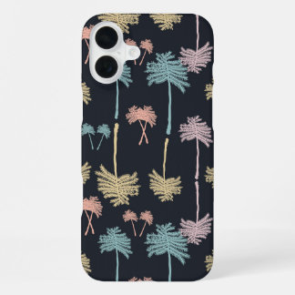 Botanische bomen in Confetti iPhone 16 Plus Hoesje