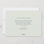 Botanische bonte winterbessen foto kerst feestdagenkaart (Achterkant)