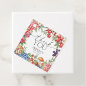 Botanische bosbessen Dank u wel Bedankjes Labels (In situ)