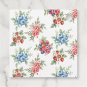 Botanische bosbessen Dank u wel Bedankjes Labels (Achterkant)